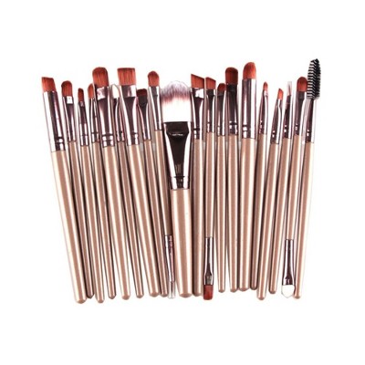 LOVELAY CREATIONS 20-Pack Cosmetic Makeup Brushes