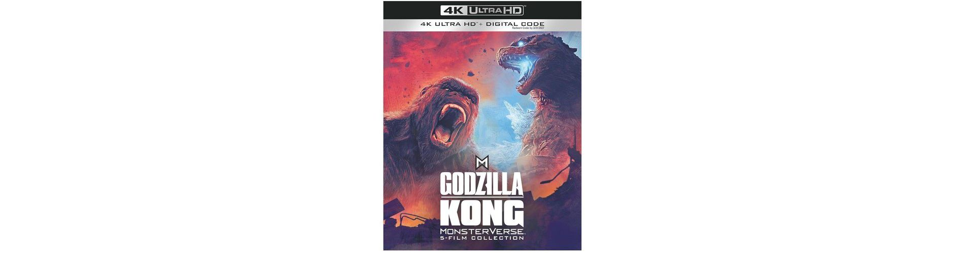 Godzilla/Kong Monsterverse 5-Film Collection (4K/UHD)(2011)