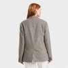 Houston White Adult Plaid Suit Jacket - Black - 2 of 3