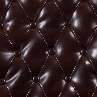 brown faux leather