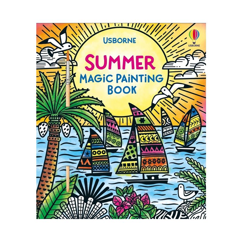 Summer Magic Painting Book - (Magic Painting Books) by  Lizzie Cope (Paperback), 1 of 2