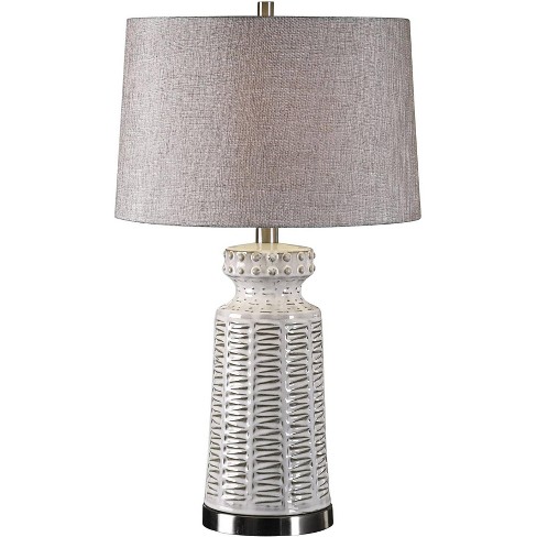 Target white ceramic lamp sales