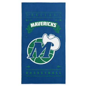 NBA Dallas Mavericks Hardwood Classics Beach Towel 30x60 Inches - 1 of 4