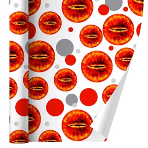 Lord of the Rings Eye Of Sauron Gift Wrap 30" x 72" - 1 of 4