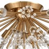 Elk Home Starburst 8 - Light Semi-Flush Mount in  Satin Brass - 2 of 3