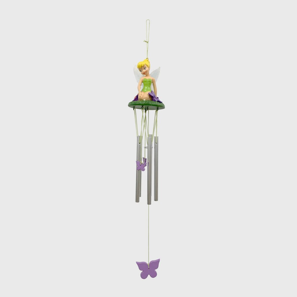 Photos - Garden & Outdoor Decoration Disney 20" Tinkerbell Metal/Resin Wind Chime: Weather-Resistant, No Assembly, Outdoor Decor 