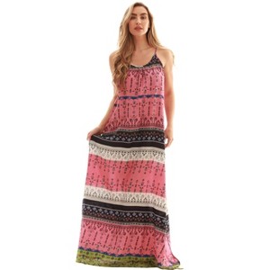 Riviera Sun Womens Maxi Dress  Spaghetti Strap Long Sundress  Summer Dresses - 1 of 3