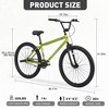 Gulches Bicycles Freestyle Adventure Bike - Grass Green 26-Inch Single Speed for Kids - 4 of 4