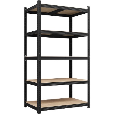 Yaheetech 71in 5-Tier Metal Storage Rack 5 Adjustable Shelves Boltless Shelving