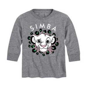 Boys' - Disney - Cheetah Print Long Sleeve Graphic T-Shirt - 1 of 4