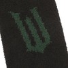 Wicked Logo on Green and Black Womens Chenille Cozy Crew Socks - 4 of 4