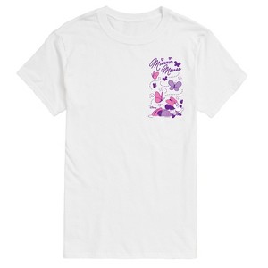 Men's - Disney - Minnie Butterflies Short Sleeve Graphic T-Shirt - 1 of 4