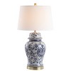 Ariadne Table Lamp (Set of 2) - 28 Inch Height - TBL4158 - Blue/White - Safavieh - 3 of 4