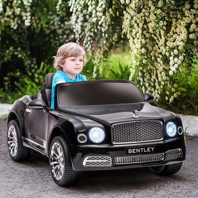Bentley Mulsanne Black 12V Ride-On Car with Remote Control