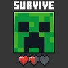 Boy's Minecraft Creeper Survive Hearts T-Shirt - 2 of 4