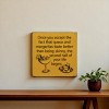 Slickblue Funny Queso & Margarita Wood Sign – Rustic Wall Decor for Kitchen or Bar – 7x7 Inches, Color Options - 2 of 3