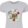 Women's - Disney - Christmas - Family In The Forest Fitted Graphic T-Shirt - 2 of 3