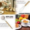Itopfox Kitchen Utensils Set - 35-Piece Cooking Tools with Silicone Heads & Wooden Handles, Includes Spatula, Spoon, Grater for Nonstick Cookware - 4 of 4