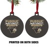 Purdue University Northwest Primary Logo Aluminum Holiday Christmas Tree Ornament  3.0" (7.6 cm) x 3.37" (8.6 cm) - 2 of 4