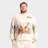 Adult Grinch Sled Graphic Sweatshirt - Cream - 2 of 3