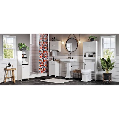 Somerset Bathroom Storage Cabinet White - Riverridge Home : Target