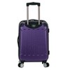 Rockland London Hardside Expandable Luggage with Spinner Wheels Purple Carry-On 20-Inch - 4 of 4