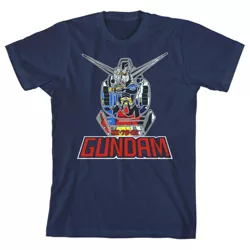 Gundam Mobile Suit Fighter Boy’s Navy T-shirt