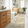 Persian Retro Washable Area Rugs for Bedroom Living Room Decor Soft Vintage Low Pile Carpet Thin Non-Slip Foldable Floor Mat - 2 of 4