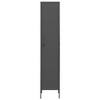 vidaXL Metal Storage Cabinet Storage Locker Organizer for School Office Steel - Anthracite - 3 of 4