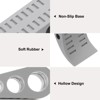 Unique Bargains Rubber Wedge Non-Slip Door Stops with Self-Adhesive Holder 8 Sets - 3 of 4