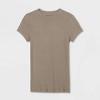 Women's Short Sleeve Ribbed T-Shirt - A New Day™ - 4 of 4