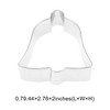 Unique Bargains Pastry Cutter Christmas Hat-Shaped Dishwasher Safe Stainless Steel Silver Tone 1Pcs - 3 of 4