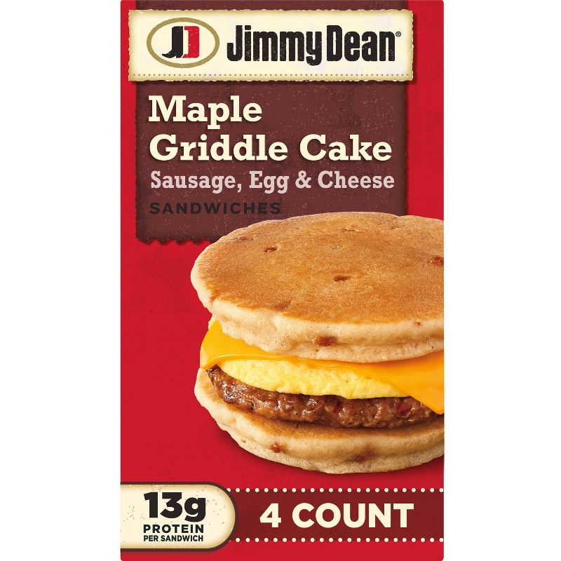Jimmy Dean Frozen Maple Griddle Cake - 18.8oz, 1 of 8