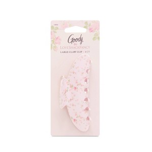 Goody x LoveShackFancy Large Claw Clip - English Ivy - Pink - 1 of 4