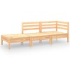 vidaXL 3 Piece Patio Lounge Set Solid Pinewood - 2 of 4