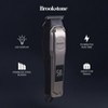 Brookstone Cordless T-Blade Hair Clipper - Rechargeable, Precision Trim, Metallic Black - 2 of 4