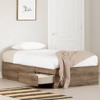 Arlen Mates Kids' Bed with 3 Drawers Weathered Oak - South Shore: Twin Platform Frame, Kids Bedroom Furniture - image 3 of 4