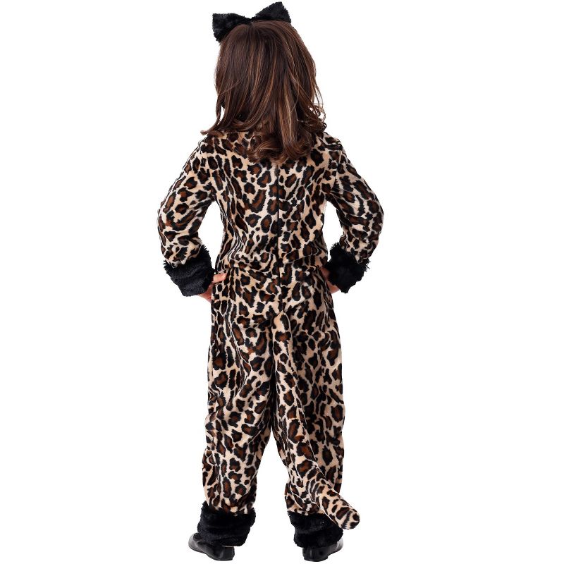 HalloweenCostumes.com Deluxe Leopard Costume for Girls, 2 of 3