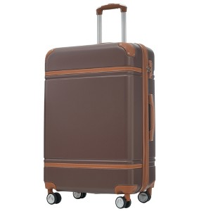 Vynxaria 3-Piece Hardshell Luggage Set ¨C Spinner Suitcases with TSA Lock & Cosmetic Case, Lightweight ABS Design - 1 of 4