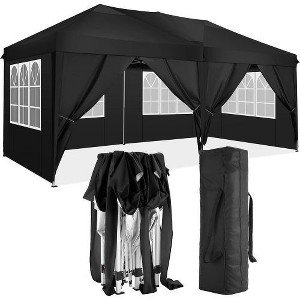 NicBex 10'x20' Folding Canopy with 6 Removable Sidewalls, Outdoor Pop Up Canopy -Event Shelter UPF 50+ Gazebo Portable Tents - 1 of 4