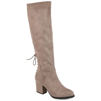 Journee Collection Womens Leeda Block Heel Knee High Boots