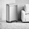 Trash Can, 8 Gallon (30L) Trash Bin with Lid and Inner Bucket, Stainless Steel Garbage Can, Soft Close - 3 of 3