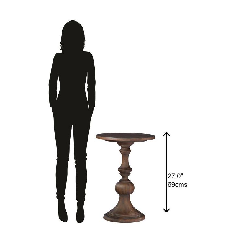 Hekman 16110 Hekman Chairside Pedestal Table 1-6110 Napa Valley, 2 of 4