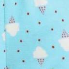 ice cream printed blue