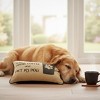 12.5x8" Word Pillow – Coffee & Dog Quote Design by Manual Woodworkers and Weavers - 3 of 3