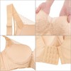 Agnes Orinda Women's No Underwire Full Coverage Comfort Wirefree Lace Bra - 3 of 4