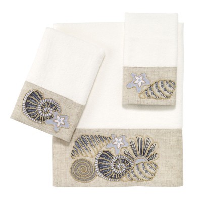Avanti Shell Collection 3 Pc Towel Set