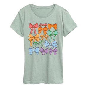 Women's - Instant Message - Pride Coquette Bows Short Sleeve Graphic T-Shirt - 1 of 4