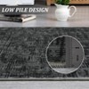 Machine Washable Area Rug Non-Slip Stain Resistant Solid Modern Abstract Carpet Contemporary Accent Throw Floor Carpet for Dining Room Home Office - 4 of 4