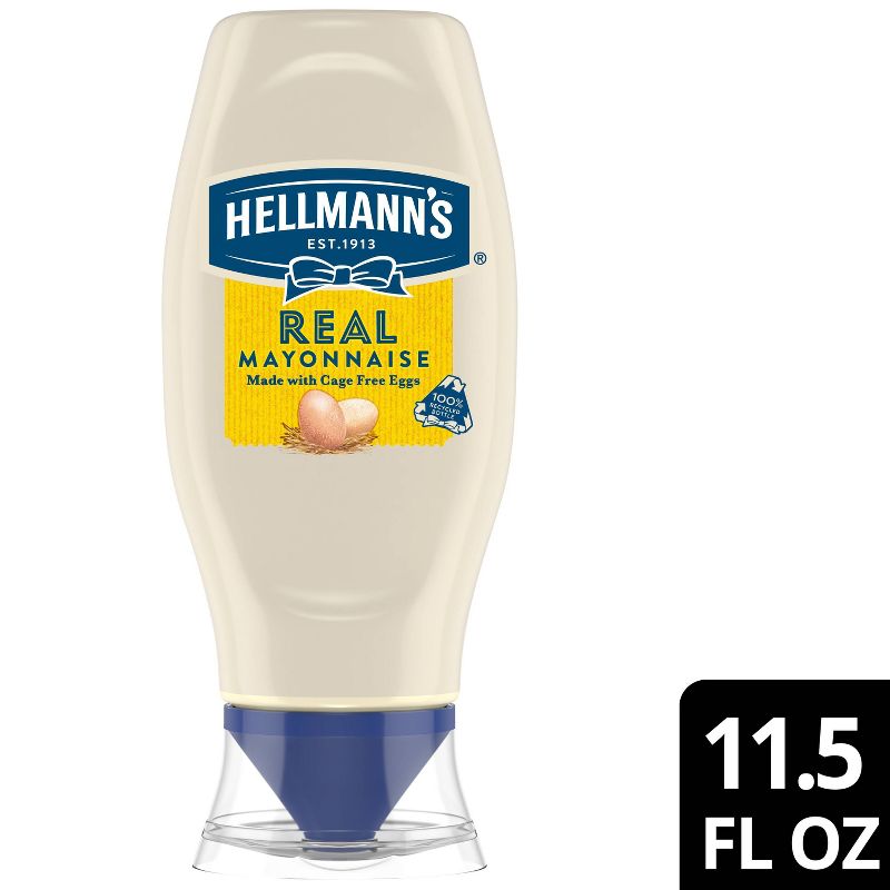 Hellmann's Real Mayonnaise Squeeze, 1 of 10